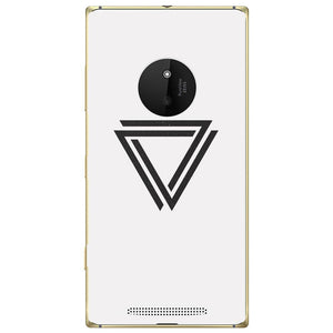Phone Case Double Triangle Nokia Lumia 830