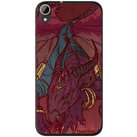 Phone Case Dragon Art HTC Desire 728