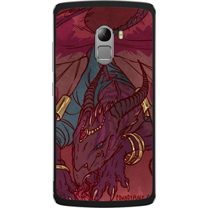 Phone Case Dragon Art Lenovo K4 Note A7010 Vibe X3 Lite