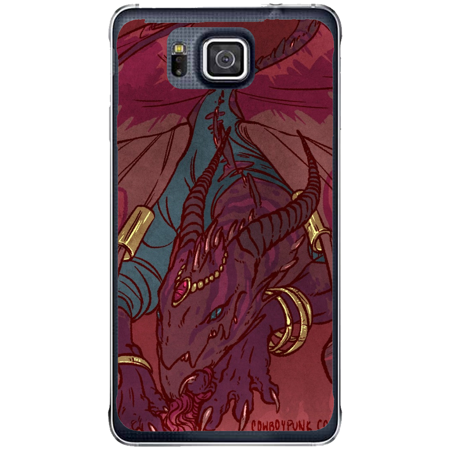 Phone Case Dragon Art Samsung Galaxy Alpha G850