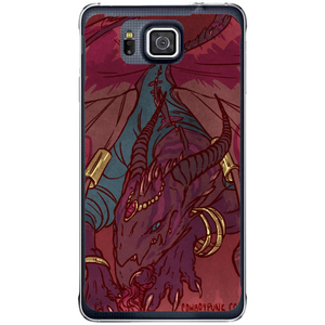 Phone Case Dragon Art Samsung Galaxy Alpha G850