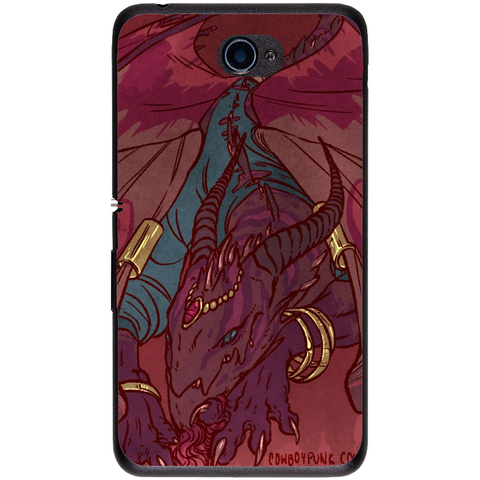 Phone Case Dragon Art Sony Xperia E4 E2104 5
