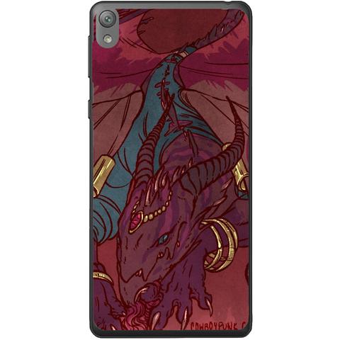 Phone Case Dragon Art Sony Xperia E5