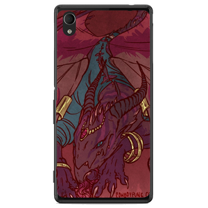 Phone Case Dragon Art Sony Xperia M4 Aqua E2303 6