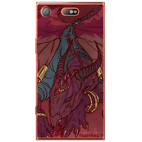 Phone Case Dragon Art Sony Xperia Xz1 Compact