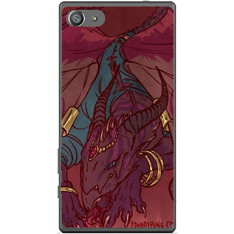 Phone Case Dragon Art Sony Xperia Z5 Compact