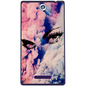 Phone case Eyes In The Clouds Sony Xperia C C2305