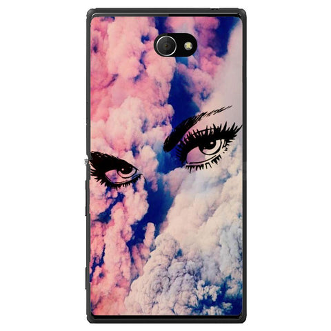 Phone case Eyes In The Clouds Sony Xperia M2 Dual D2302